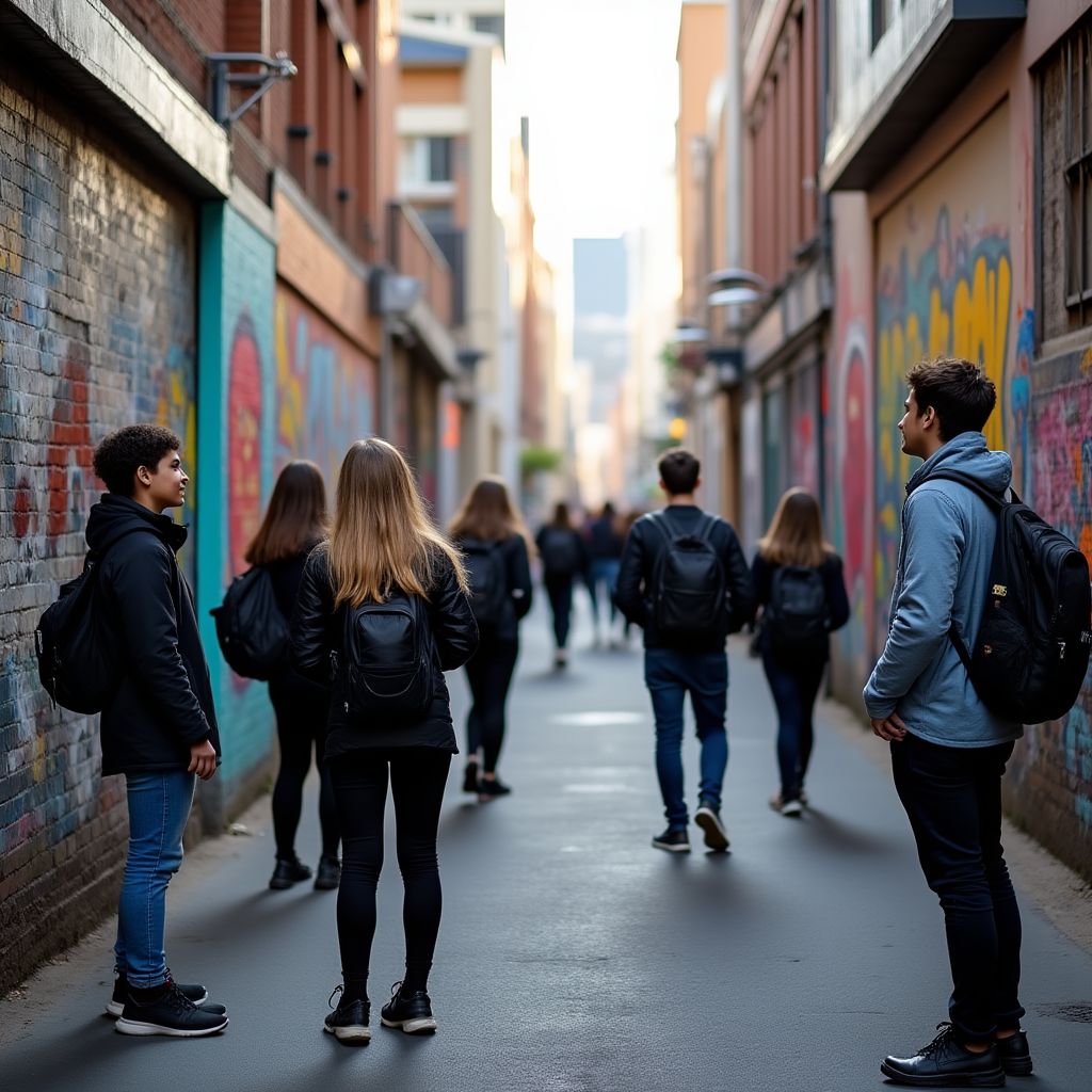 Street Art Melbourne conducting educational tour for students
